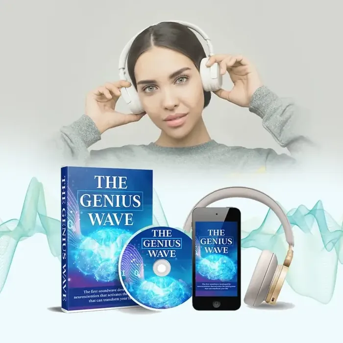 Overview graphic of The Genius Wave 7-minute daily audio session